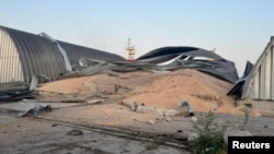 Silos za žito uništen u napadu na region Odese, 24. jul 2023.