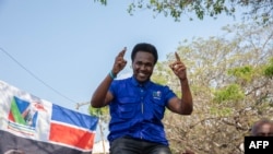 Venancio Mondlane, candidato da Renamo à autarquia de Maputo, 12 de outubro de 2023.