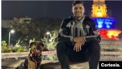 En uno de sus recorridos por la ciudad de Caracas.