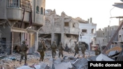 سربازان اسرائیلی در شمال غزه. آرشیو
