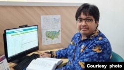 Antariksa Akhmadi, mahasiswa jurusan ilmu perpustakaan dan informasi di University of Maryland, di Maryland, AS. (dok: Antariksa Akhmadi)