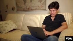 Teckwyn Lim, a geographer and honorary associate professor at the University of Nottingham Malaysia shown here Oct. 18, 2023, says the government’s report on the fatal landslide is 'flawed.' (Dave Grunebaum/VOA)