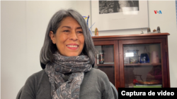 María Teresa Montaño, la galardonada del CPJ con el premio de la libertad de prensa 2023.