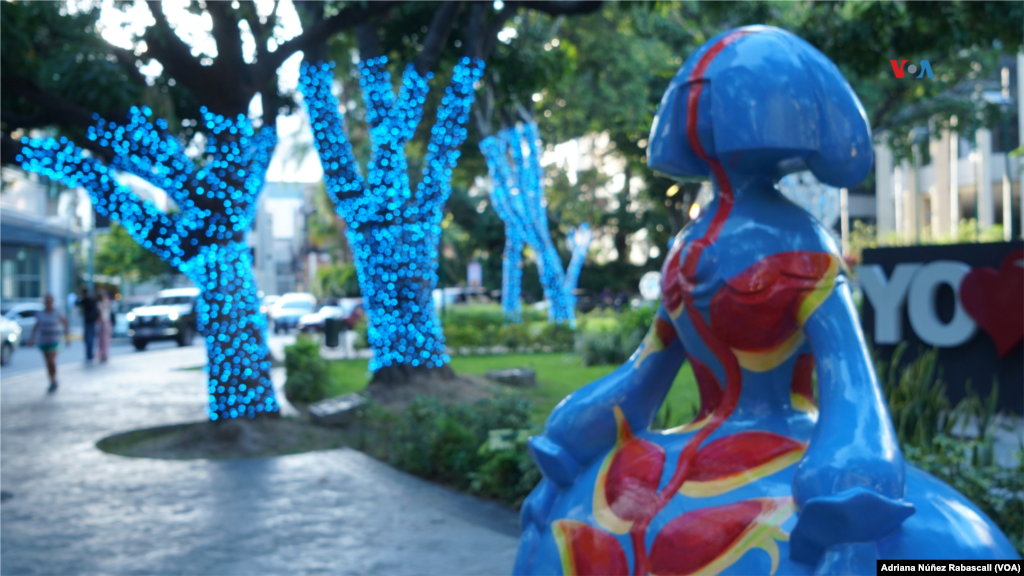 Los colibríes que entran a los balcones de los edificios de Caracas colorean esta "menina".