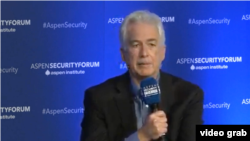 美國中央情報局局長威廉·伯恩斯（ William Burns）星期四在阿斯彭安全論壇上。