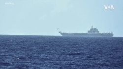 中國山東號編隊連夜航行台灣海峽 美日於菲律賓海聯合軍演