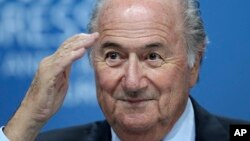 Sepp Blatter, président de la Fifa, le 1er juin 2011. (AP /Michael Probst)