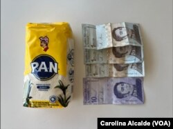 El viernes, 26 de agosto, de 2022, la tasa oficial BCV es de 7,84 Bs/$. Un paquete de harina cuesta 13,1 bs. La diferencia es mayor si se calcula a tasa de dólar paralelo.