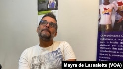 Luaty Beirão, activista angolano, coordenador do Movimento Cívico Mudei