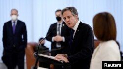 Державний секретар США Ентоні Блінкен під час візиту до Молдови, 6 березня 2022