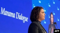 Waziri wa mambo ya kigeni wa Libya, Najla Mangoush, aliyesimamishwa kazi Jumapili.