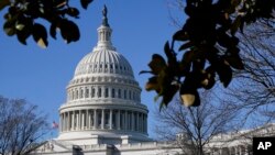 Arhiva - Pogled na Kapitol hil u Vašingtonu, 21. februara 2022.