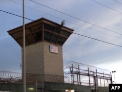 쿠바에 있는 관타나모 수용소.