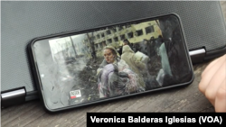 Screenshot of Nathan Sarpal, 12-year-old American, following Urkaine's war news on social media.