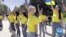 Ukrainian Diaspora in LA Holds Weekly Flash Mobs in Support of Ukraine