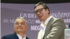Mađarski premijer Viktor Orban i predsednik Srbije Aleksandar Vučić u Novom Sadu (screenshot, Instagram)