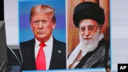 Rais Donald Trump na Kiongozi wa Iran Ayatollah Ali Khamenei