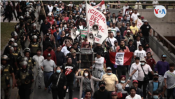Protestas en Perú el 8 de diciembre de 2022. [Foto: Rodrigo Chillitupa]