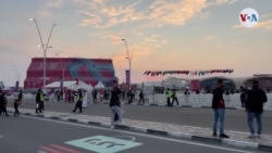 La otra Fan Zone, desde la que los trabajadores migrantes ven la Copa del Mundo