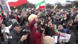 بەردەوامی خۆپیشاندانی ئێرانییەکانی تاراوگە لە واشنتۆن