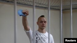 资料照：俄罗斯前记者伊万∙萨弗罗诺夫（2020年9月2日）