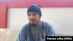 Jumardi, mantan napiter yang menjadi peserta pelatihan kecakapan psiko-sosial, Sabtu (15/10/2022) (Foto: VOA/Yoanes Litha)