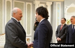 ლუკაშენკო და ირაკლი კობახიძე, 2017 წელი, მინსკი