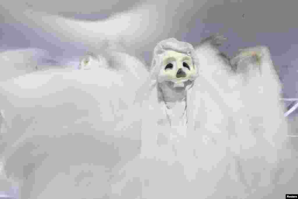 Настап за време на карневалот во Рио де Жанеиро, Бразил.