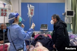 FILE PHOTO: View of a hospital during COVID-19 outbreak in Shanghai, China