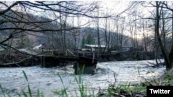 Nevreme u Crnoj Gori. (Foto: Tviter Ministarstva unutrašnjih poslova Crne Gore) 