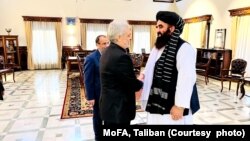 حسن کاظمی قمی، سفیر ایران در کابل با سرپرست وزارت خارجۀ حکومت طالبان در مورد نشست نمایندگان ویژۀ کشورهای منطقه برای افغانستان صحبت کرده است.