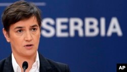 ARHIVA - Premijerka Srbije Ana Brnabić