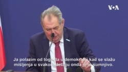 Miloš Zeman i Aleksandar Vučić o Ukrajini