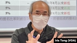 時事評論員劉銳紹表示，現在的立法會在所謂”完善了”的選舉制度下，市民監督政府的功能反而減弱了。(美國之音 湯惠芸)