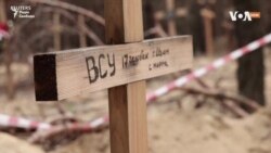 烏克蘭在收復的東北地區尋找戰爭死難者