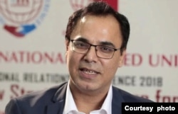 印度學者瑪諾吉·科瓦拉馬尼.（照片由本人提供）