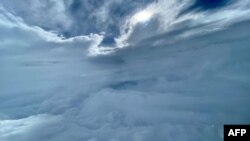 Uragan Fiona iznead Bermuda, 22. septembra 2022, na fotografiji Američkog vojnog vazduhoplovstva. 