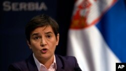 Arhiva - Predsednica Vlade Srbije Ana Brnabić, 20. januara 2022.