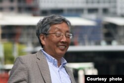 位于美国纽约的《北京之春》名誉主编胡平(照片提供: 胡平)