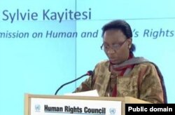 ዛይናቦ ሲልቪ ካዪቴሲ - የአፍሪካ የሰብዓዊና የሕዝቦች መብቶች ኮሚሽን ሊቀመንበር