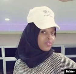 Sagal Salad Osman is seen in an undated photo (via @HarunMaruf @radiomugadisho).