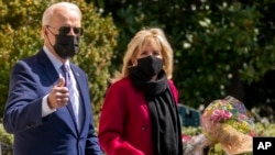 Presiden AS Joe Biden dan Ibu Negara Jill Biden 