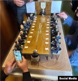 ტორტი, რომელიც ოკუპირებულ აფხაზეთში სომხურმა კლანმა ანქვაბი-ბჟანიას კლანს მიართვა