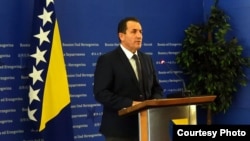 Bosnia and Herzegovina -- Selmo Cikotic, Bosnian security minister, Sarajevo, December 29, 2020.