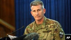 Jenderal John Nicholson, panglima tertinggi pasukan Amerika di Afghanistan. 