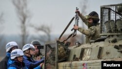 Pripadnici misije OSCE-a u Ukrajini