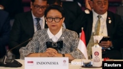 印度尼西亞外長馬爾蘇迪。