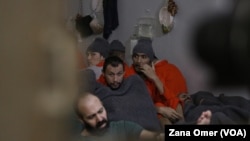 تصویری از زندانیان داعش در زندان «گویران» شهر حسکه در شمال شرق سوریه - آرشیو