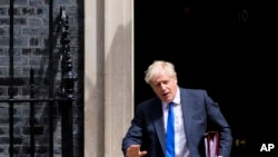 Aliyekuwa waziri mkuu wa Uingereza Boris Johnson Julai 6, 2022