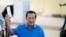Cambodian Prime Minister Hun Sen, of the Cambodian People's Party (CPP), holds his ballot before dropping it into a ballot box at a polling station in Takhmua in Kandal province, southeast of Phnom Penh, Cambodia, June 5, 2022. 